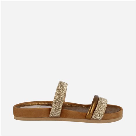 Sandalia Joanne Camel 