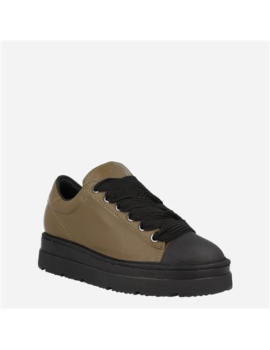 Sneaker P89W Lace Up Kaki 