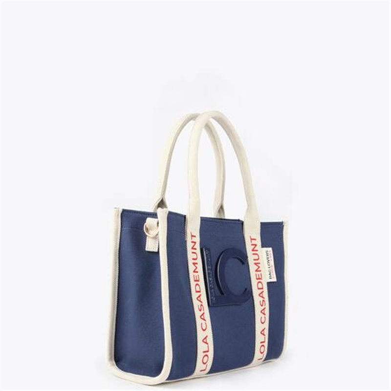 Bolso Shopper Canvas Marino 