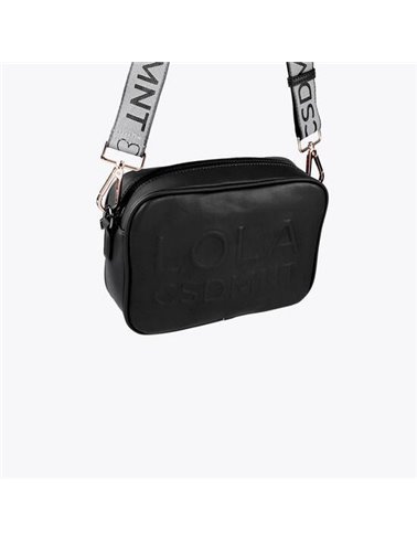 Bolso Bandolera Logo Negro 