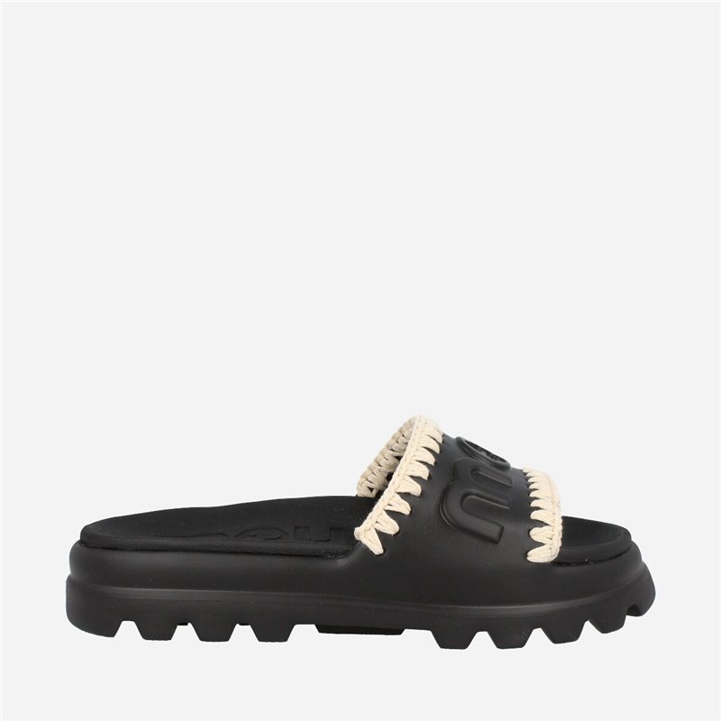 Sandalia One Piece Slide Negro Sandalia One Piece Slide Negro