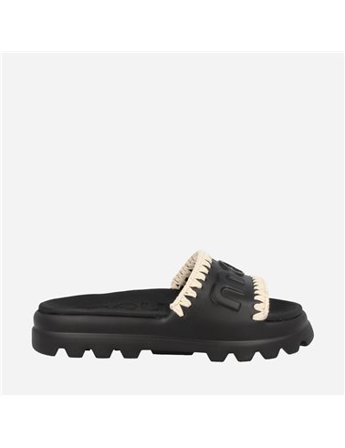 Sandalia One Piece Slide Negro 