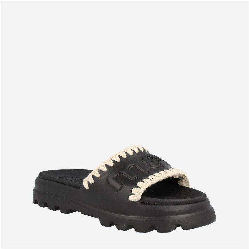 Sandalia One Piece Slide Negro Sandalia One Piece Slide Negro