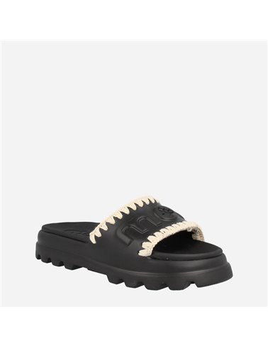 Sandalia One Piece Slide Negro 