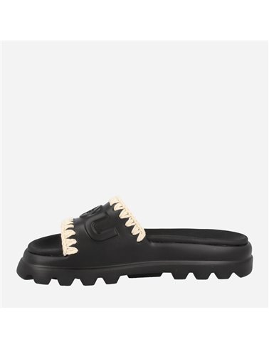 Sandalia One Piece Slide Negro 