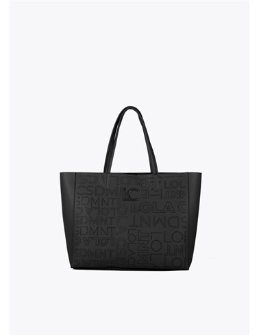 Bolso Shopper Logo Negro 