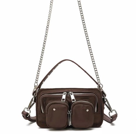 Bolso Helena Nylon Marrón 