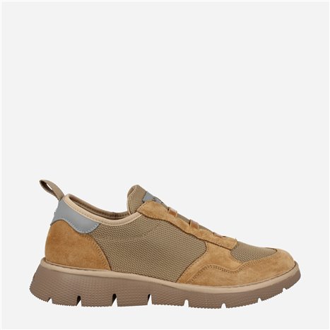 Sneaker Slip On P05M Mesh Camel 