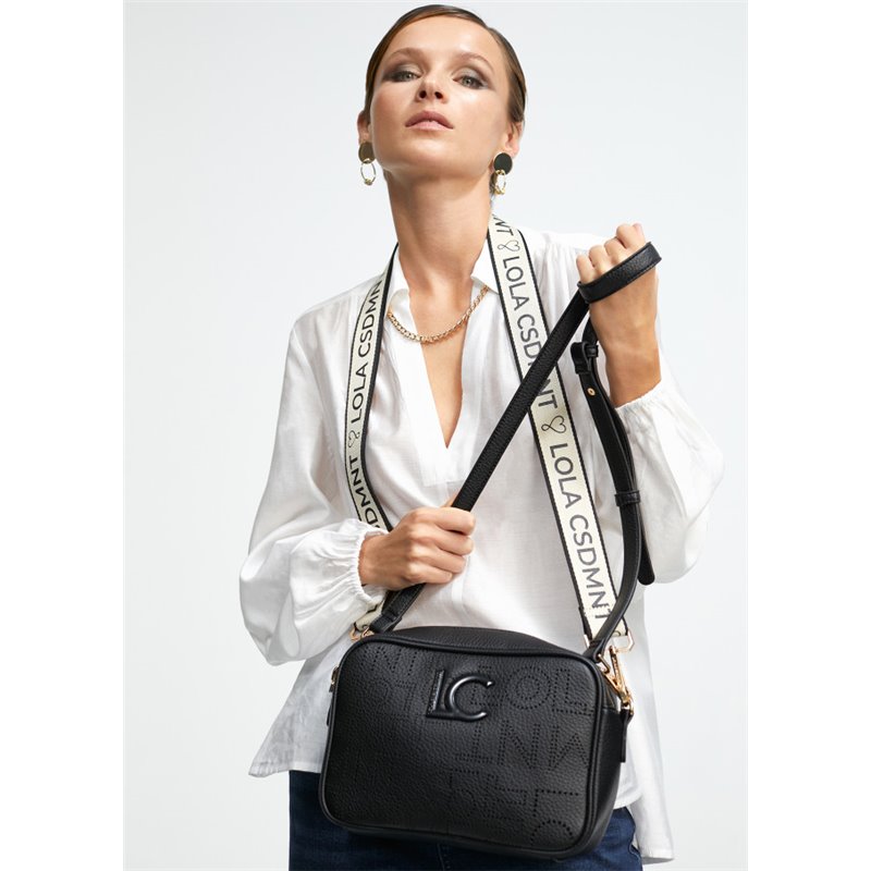 Bolso Shopper Animal Negro 