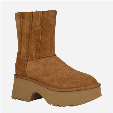 Zueco Clog Eskimo Plat Cuero 