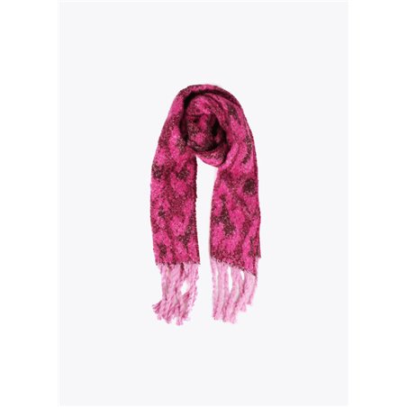 Bufanda Animal Print Rosa 