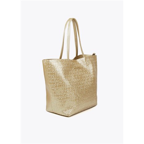 Bolso Shopper Grabado Oro Bolso Shopper Grabado Oro