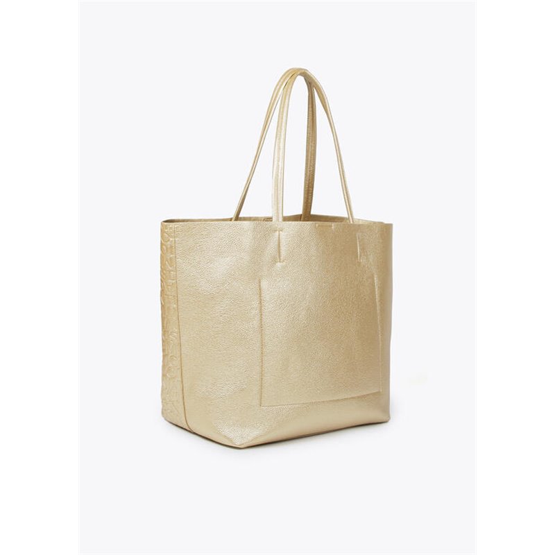Bolso Shopper Grabado Oro Bolso Shopper Grabado Oro