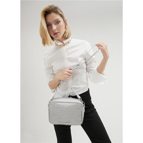 Bolso Bandolera Grabado Plata 