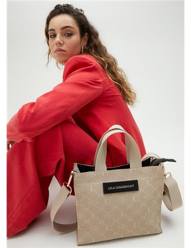 Bolso Mini Shopper Beig 