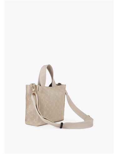 Bolso Mini Shopper Beig 