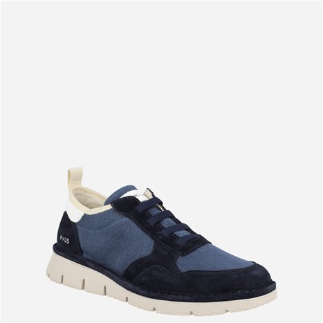 Sneaker Slip On P05M Canvas Marino