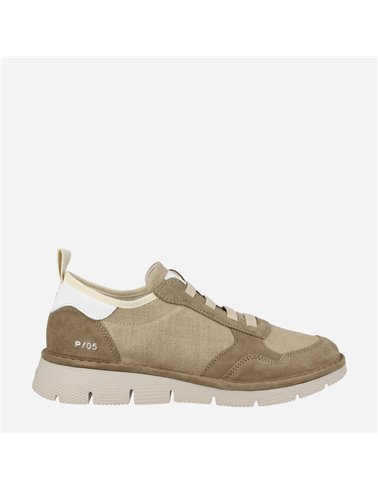 Sneaker Slip On P05M Canvas Taupe