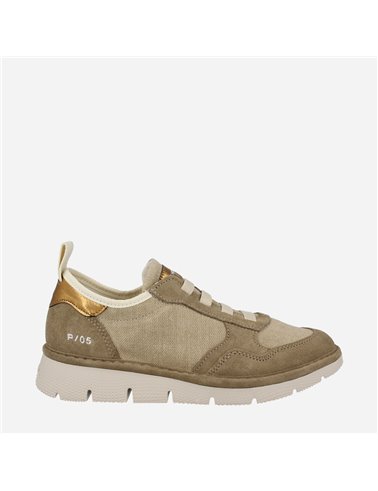 Sneaker P05W Canvas Taupe