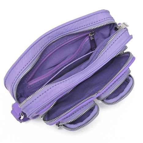 Bolsos Helena Nylon Lila Bolsos Helena Nylon Lila