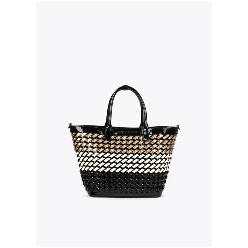 Bolso Capazo Trenza Negro Bolso Capazo Trenza Negro