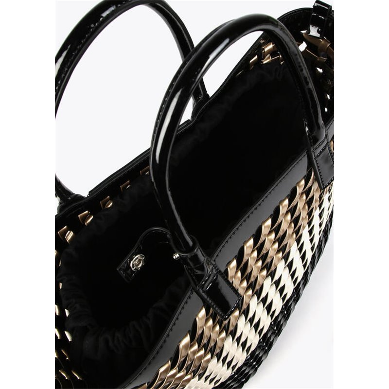 Bolso Capazo Trenza Negro Bolso Capazo Trenza Negro