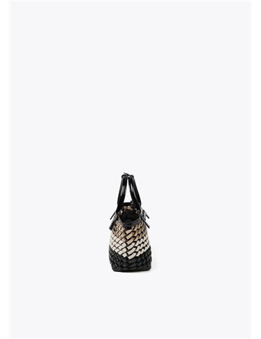 Bolso Mini Trenza Negro