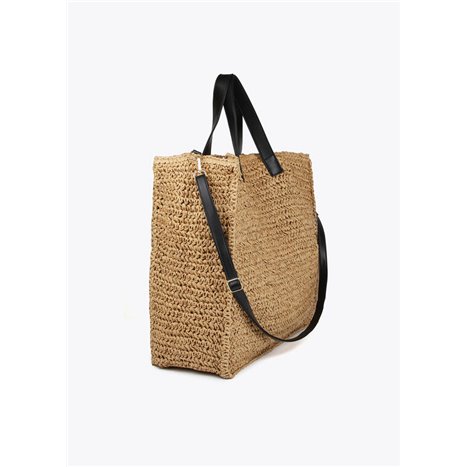 Bolso Rafia Logo Camel Bolso Rafia Logo Camel
