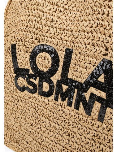 Bolso Rafia Logo Camel