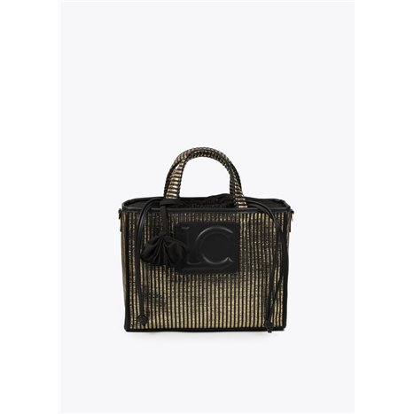 Bolso Capazo Metal Negro