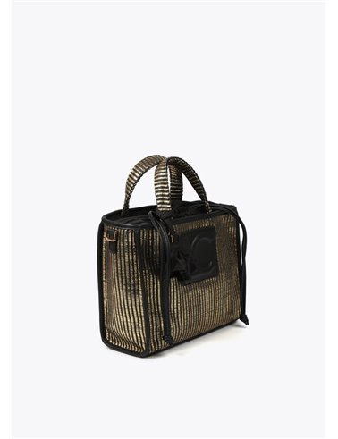 Bolso Capazo Metal Negro