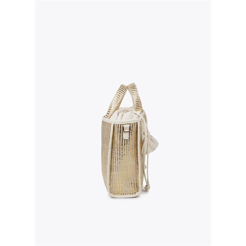 Bolso Capazo Metal Beig Bolso Capazo Metal Beig