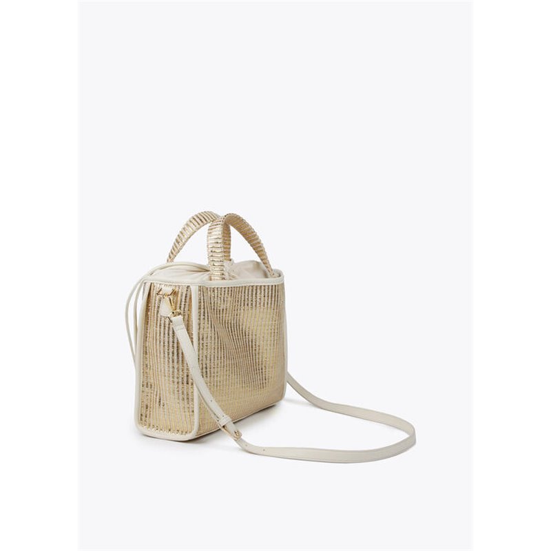 Bolso Capazo Metal Beig Bolso Capazo Metal Beig