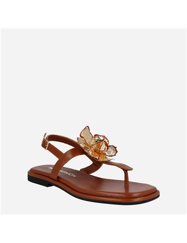 Sandalia Tangerine Cuero