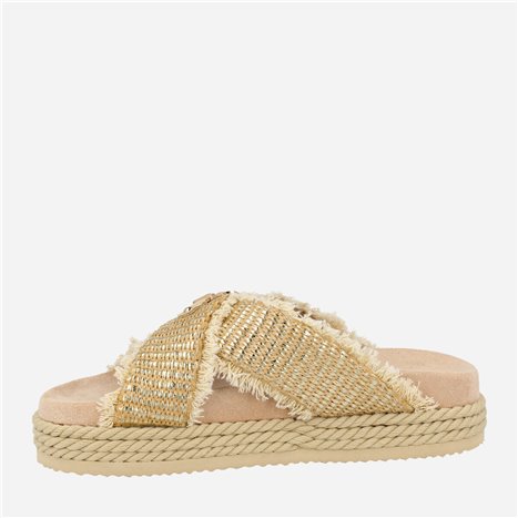 Sandalia Criss Cross Rope Beig Sandalia Criss Cross Rope Beig