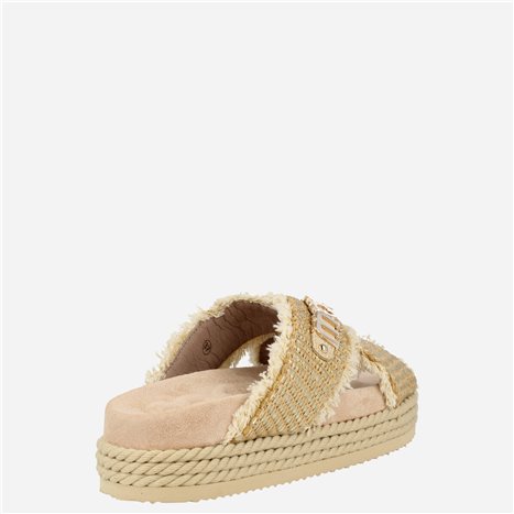 Sandalia Criss Cross Rope Beig Sandalia Criss Cross Rope Beig