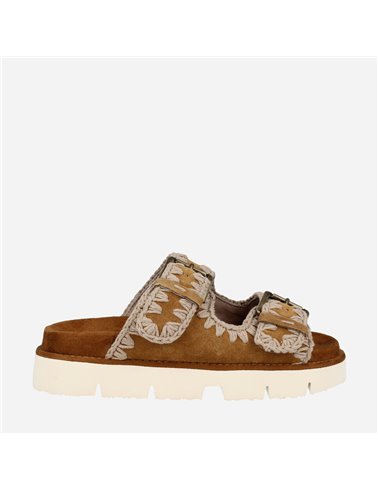 Sandalia Bio Buckles Cuero