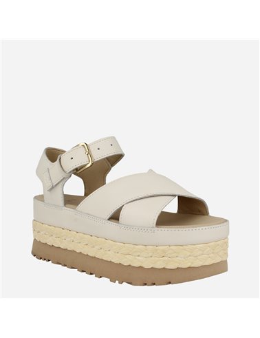 Sandalia Aubrey Ankle Blanco