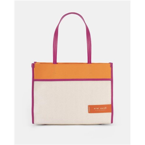 Bolso Shopper Spiga Naranja