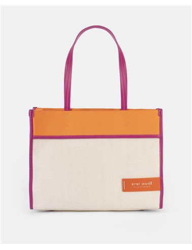 Bolso Shopper Spiga Naranja