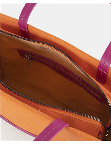 Bolso Shopper Spiga Naranja