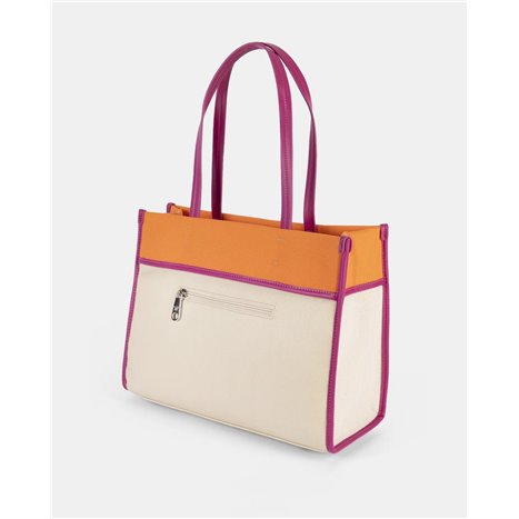 Bolso Shopper Spiga Naranja Bolso Shopper Spiga Naranja