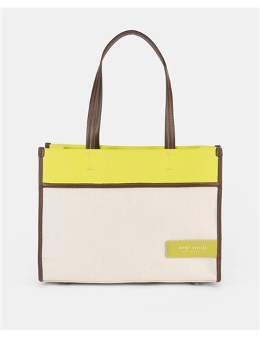 Bolso Shopper Spiga Amarillo