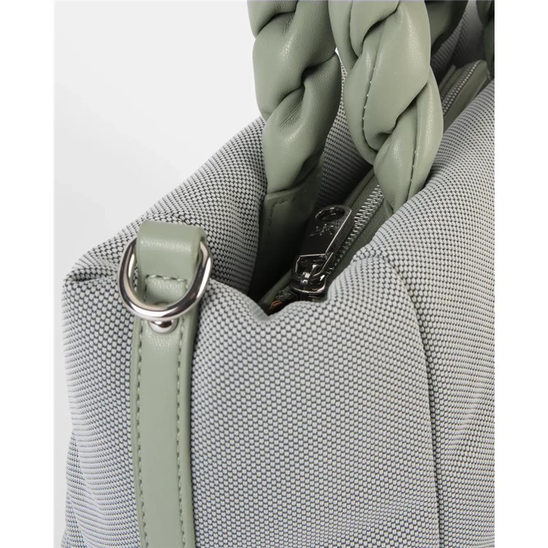 Bolso Shopper Madras Verde Mar Bolso Shopper Madras Verde Mar