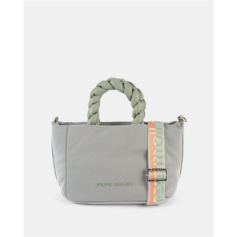 Bolso Shopper Madras Verde Mar Bolso Shopper Madras Verde Mar