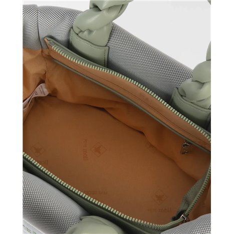 Bolso Shopper Madras Verde Mar Bolso Shopper Madras Verde Mar
