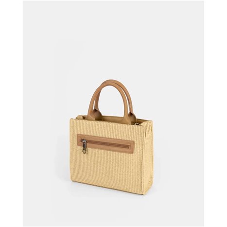 Bolso Capazo Rafia Camel Bolso Capazo Rafia Camel