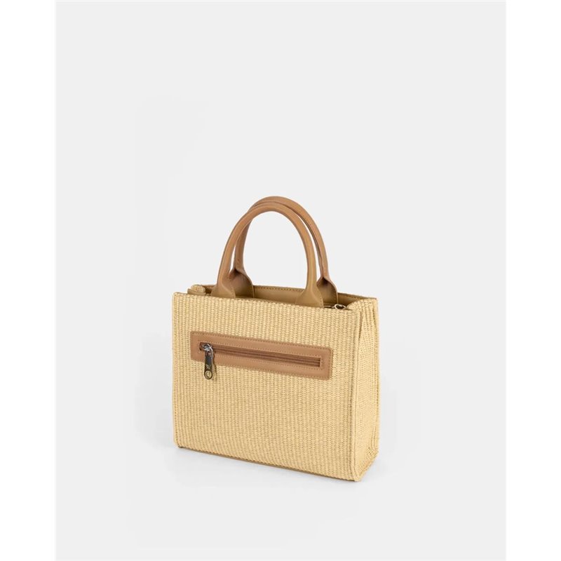 Bolso Capazo Rafia Camel Bolso Capazo Rafia Camel