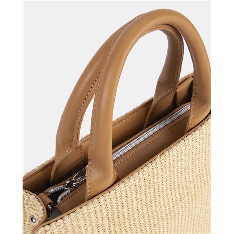 Bolso Capazo Rafia Camel Bolso Capazo Rafia Camel