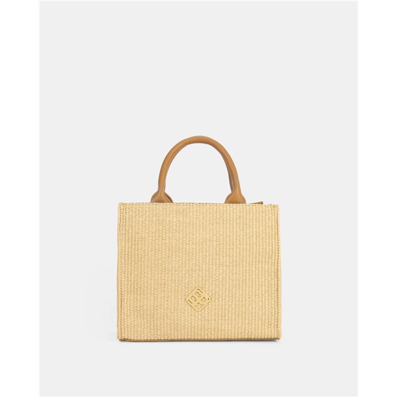 Bolso Capazo Rafia Camel Bolso Capazo Rafia Camel